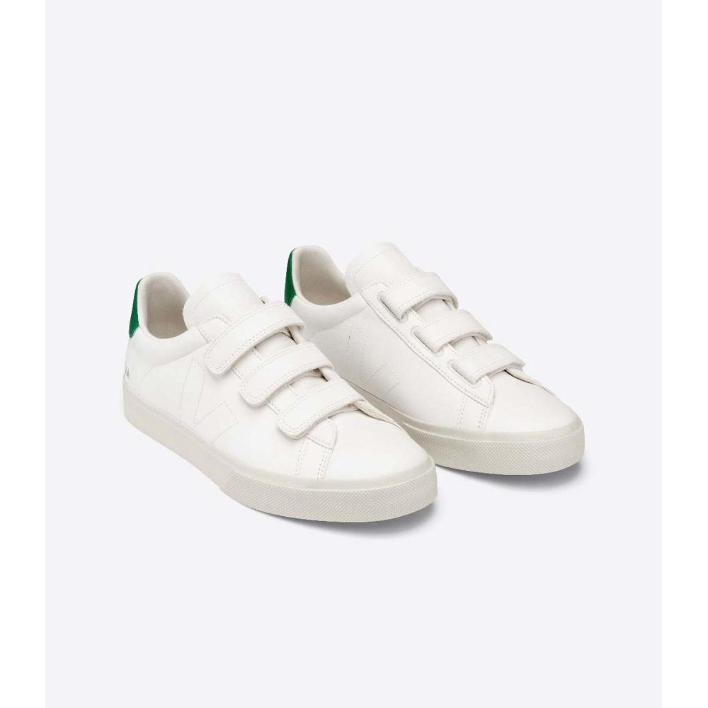 Veja RECIFE CHROMEFREE Schoenen Heren White/Green | BE 199CTV